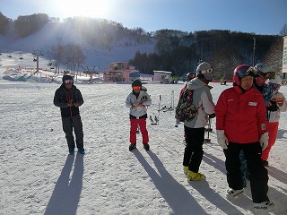 絶好のスキー日和